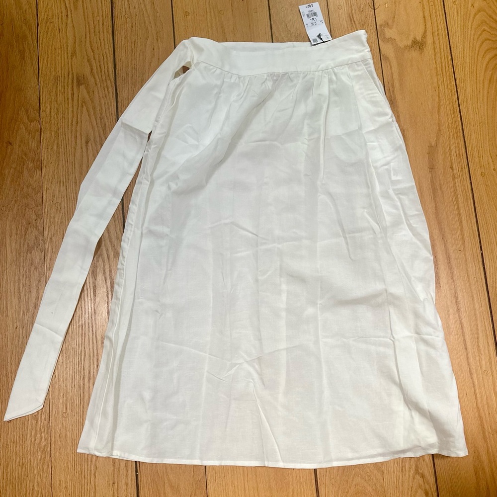 Piombo women’s cream midi skirt